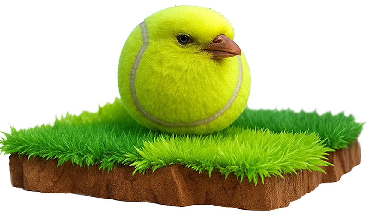 GLEKK - Tennis Ball Bird